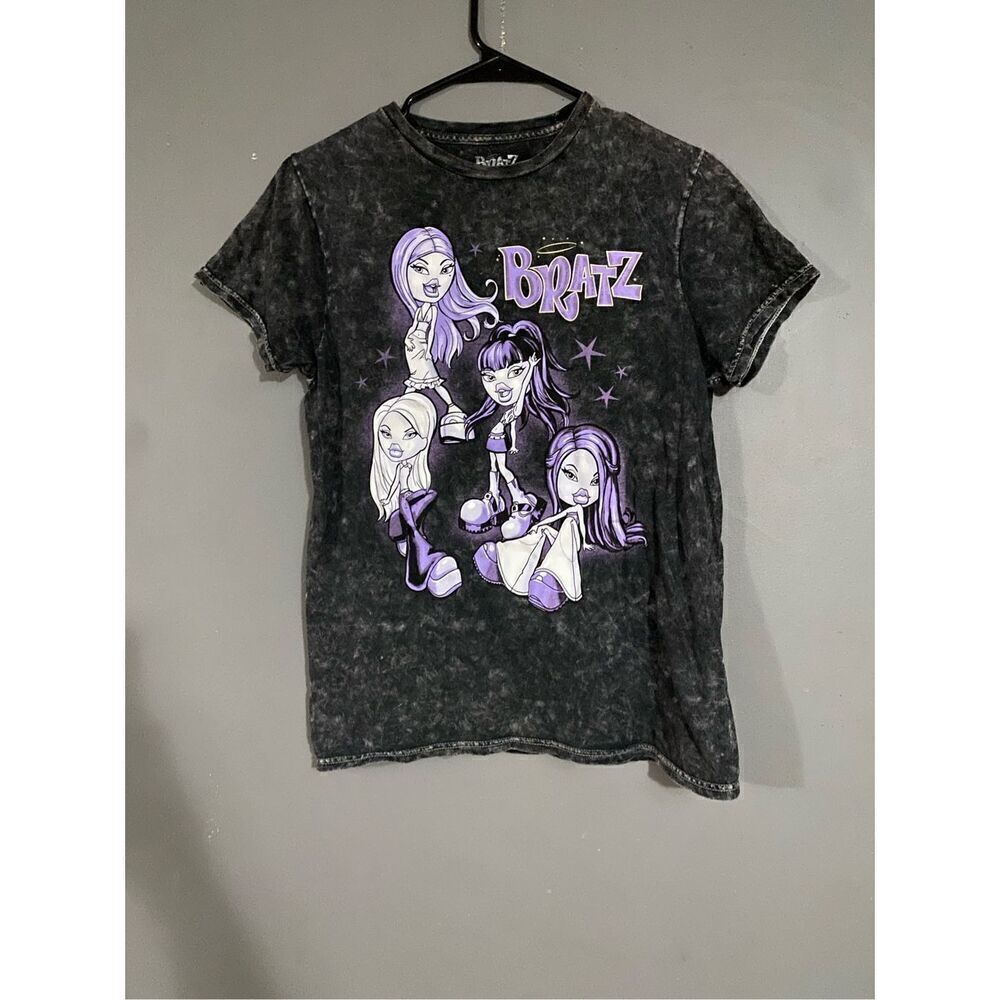 Bratz Dolls Acid Wash Tie-Dye Shirt Size Small